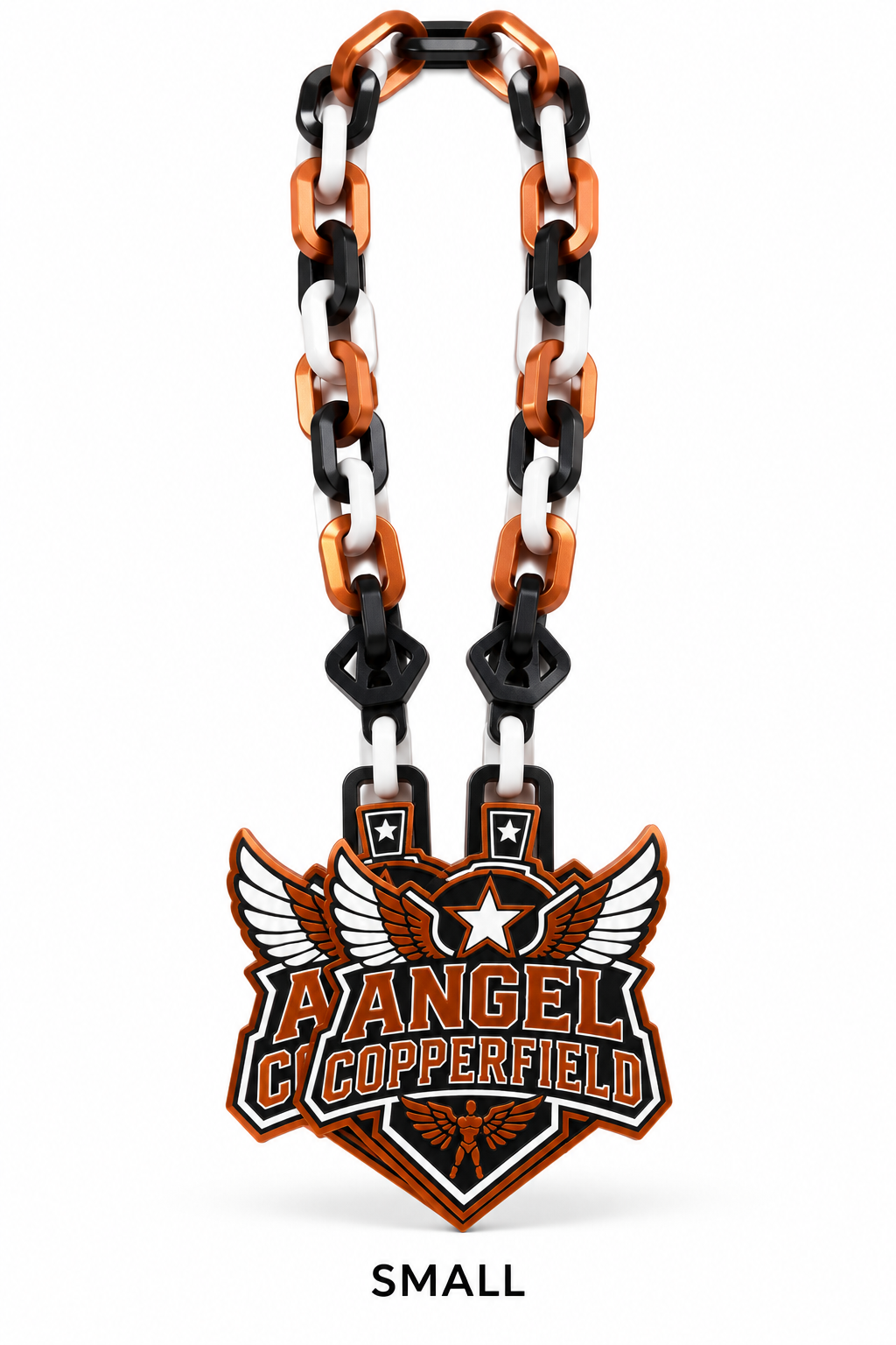 Angel Copperfield 3D Printed Logo Medallion Hype Chain