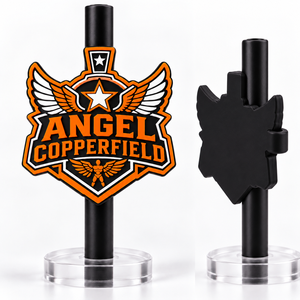 Angel Copperfield Logo Straw Topper