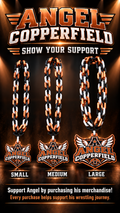 Angel Copperfield 3D Printed Logo Medallion Hype Chain