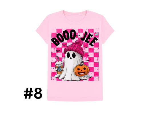 #8 - BOOO-JEE -Beanie-wearing ghost with latte and sass—boujee meets spooky.
