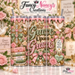 Grace Upon Grace 20 oz Sublimation Tumbler - pink sage green cross doves roses scripture faith design