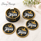 There is Power in the Name of Jesus Coaster Set