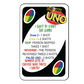 Drunk Uno Game Set - 4 Shot Glasses, Cards & Rules