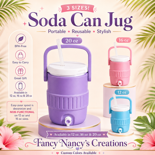 3D Soda Can Holder Jug