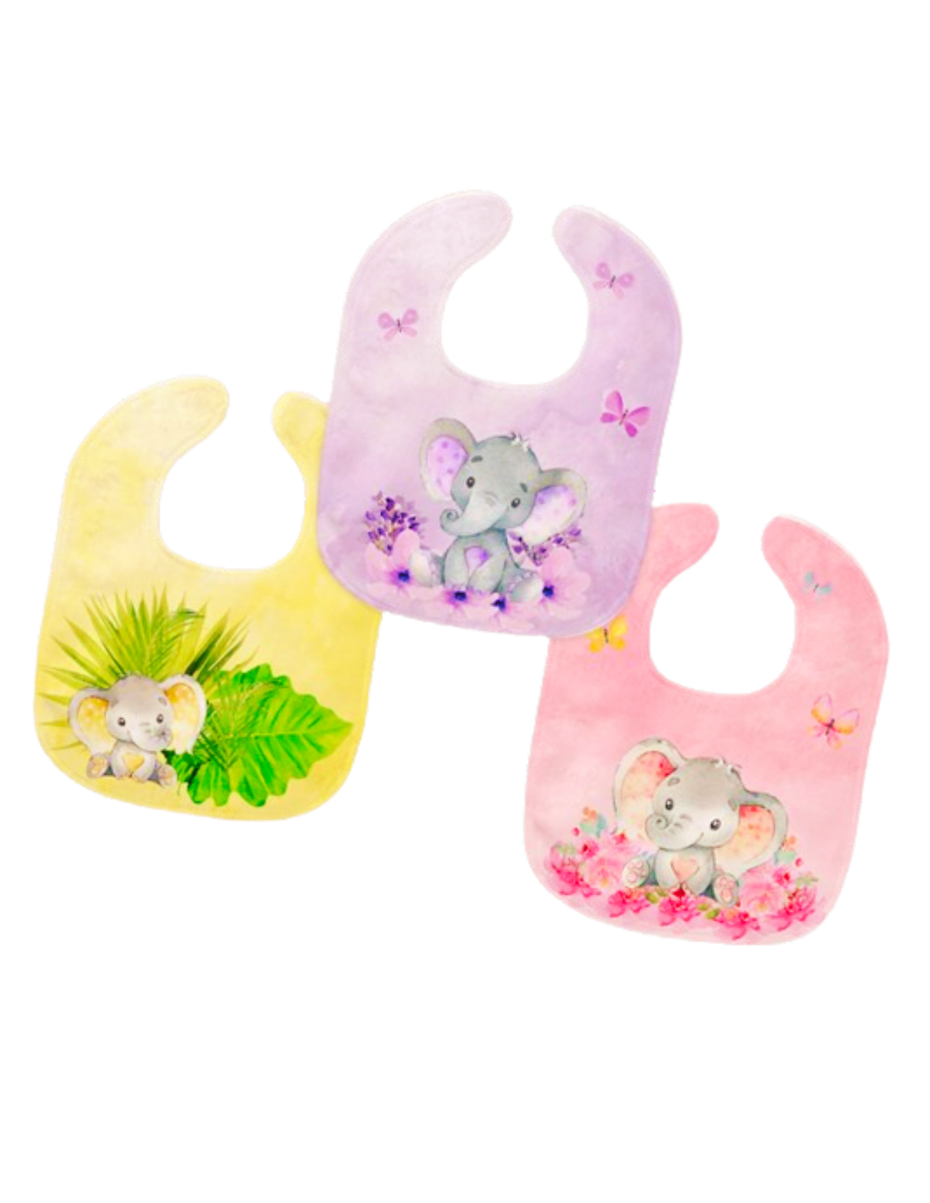 Sublimation Baby BIB - Personalized baby elephant