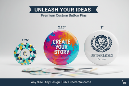 Custom Button Pins Banner