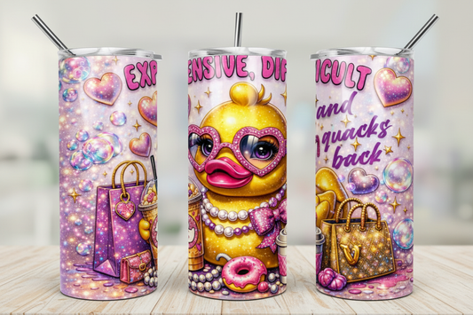 Expensive Difficult Quacks Back Pink Trio Mockup