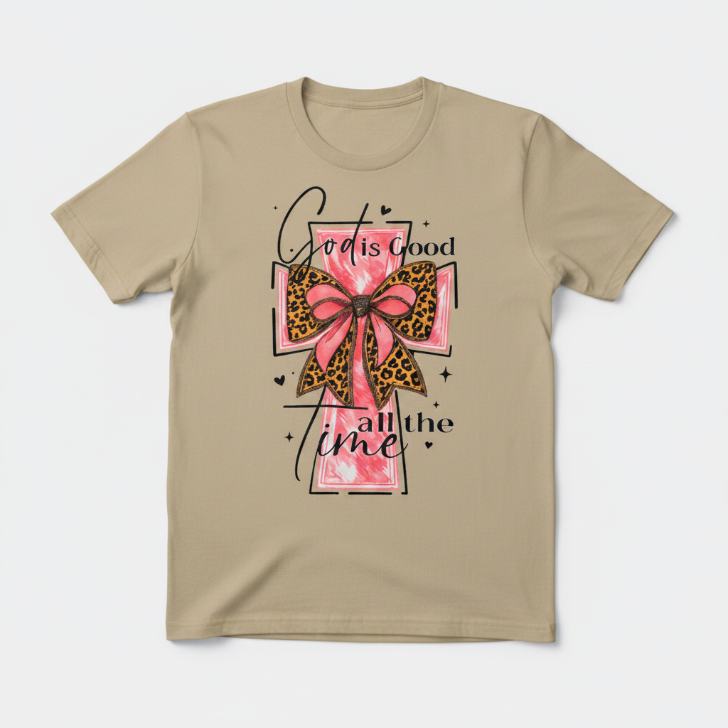 God is Good All the Time - T-Shirt Only Mockup