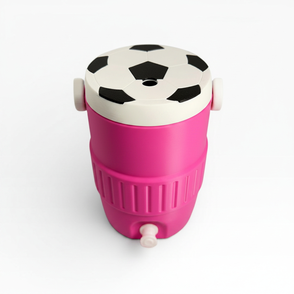 Soccer Jug Can Cooler - Pink