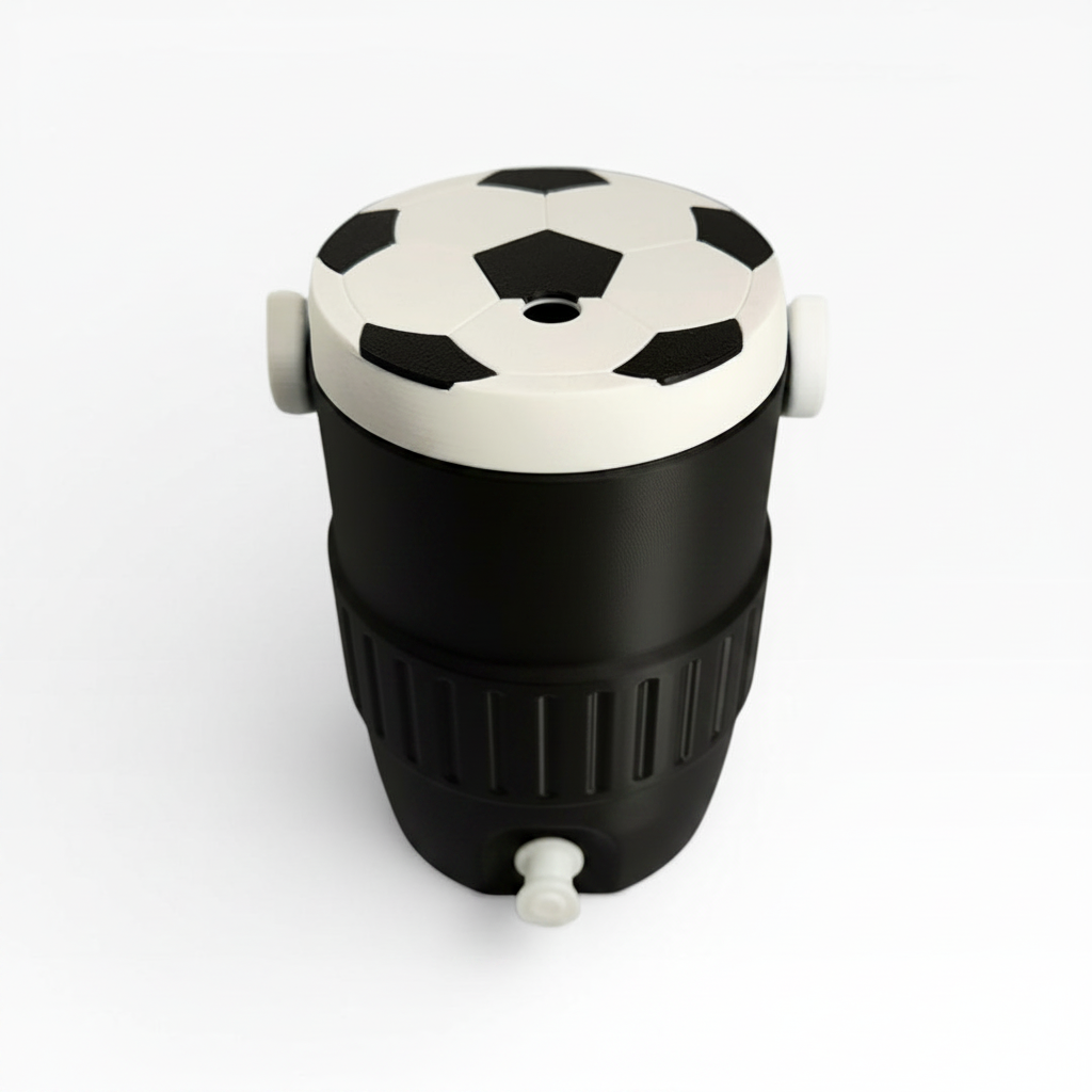 Soccer Jug Can Cooler - Black
