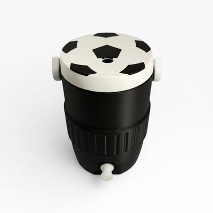 Soccer Jug Can Cooler - Black