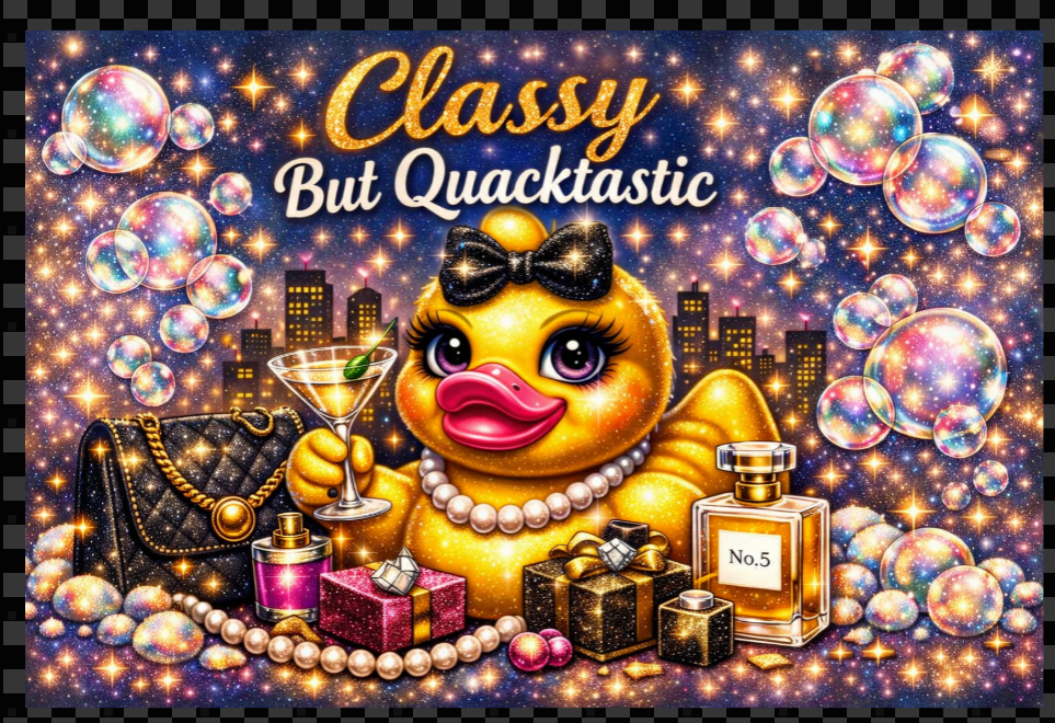 Classy But Quacktastic 20 oz Sublimation Tumbler