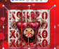 Valentine's Highland Cow XOXO 20oz Skinny Tumbler