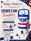Father's Day Jet Fighter Straw Topper