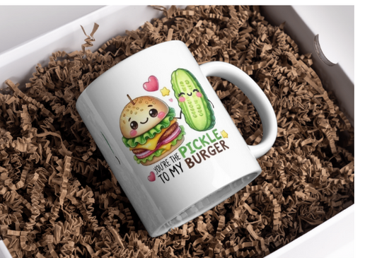 Dill to My Burger Coffee Mug | Cute Food Pun Mug