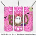 In My Fizzin’ BOO Era Tumbler – Pink Leopard Halloween Drop  (20 oz Sublimation Tumbler with straw)