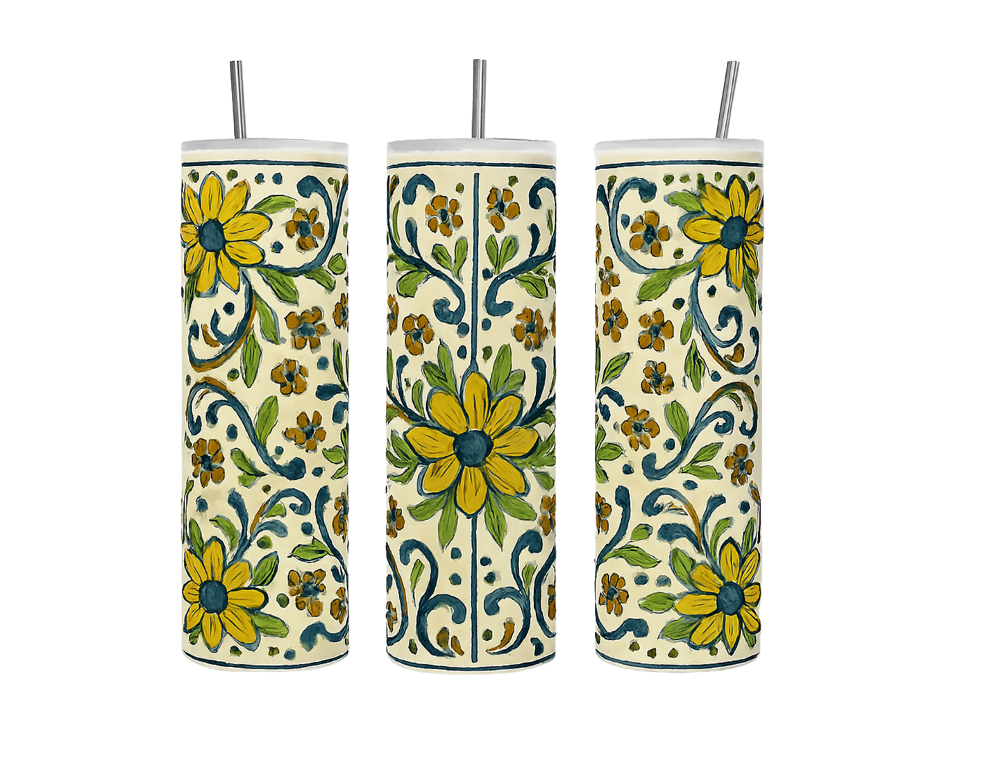 FLASH SALE -  20 oz  SUBLIMATION PREMADE TUMBLER WITH STRAW