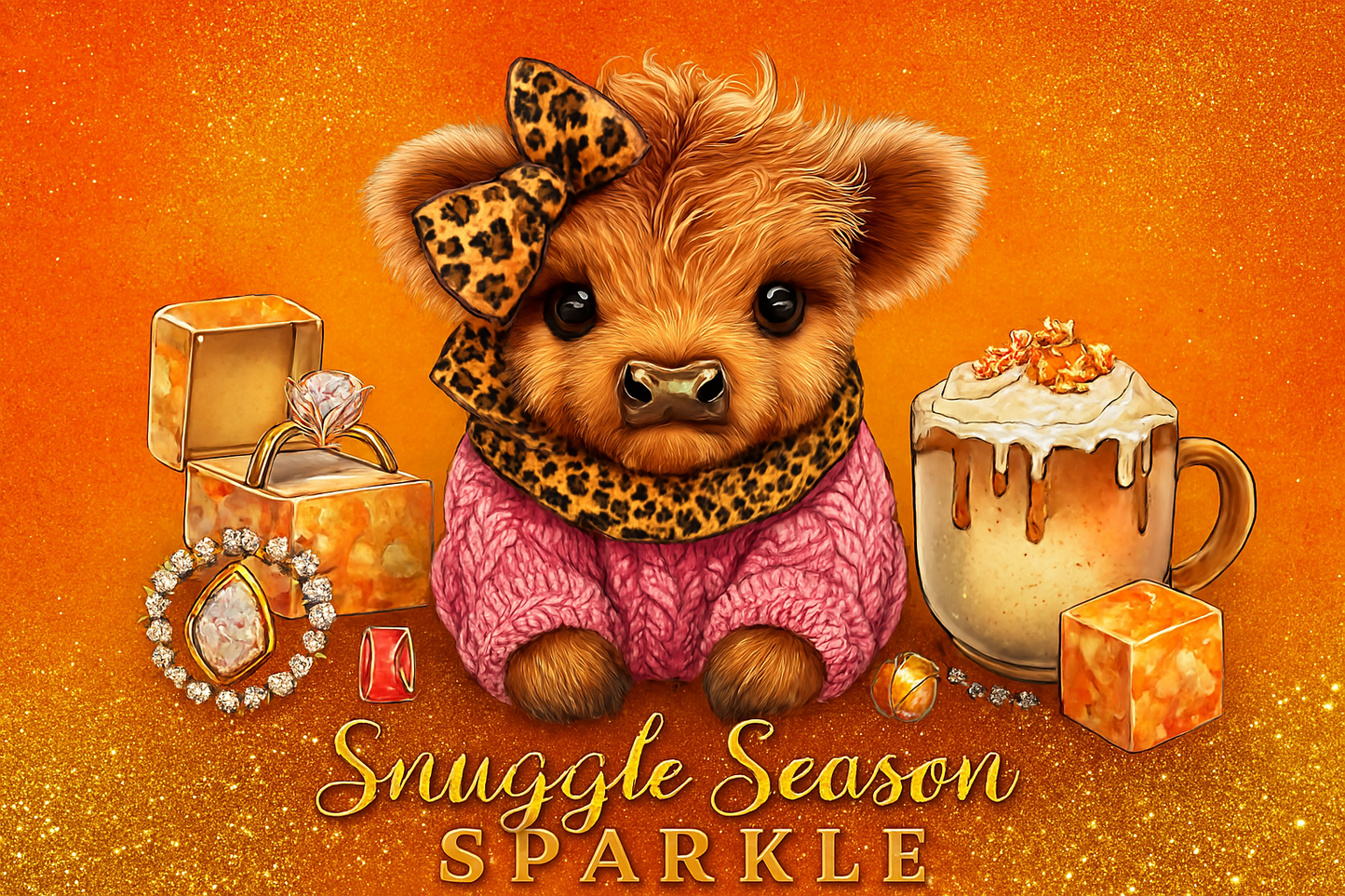 Snuggle Season Sparkle | 20 oz Sublimation Tumbler