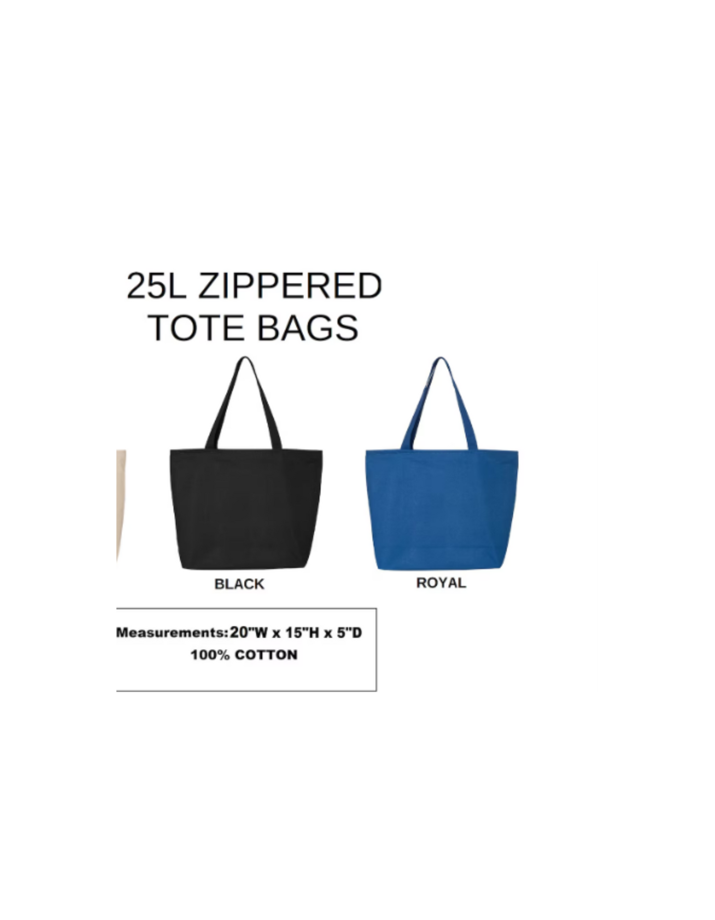 Custom DTF Canvas Tote Bag