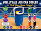 Volleyball Jug Can Cooler – Volleyball Can Holder, 12oz Can Cooler