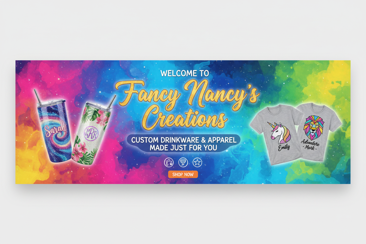 Welcome Banner - Fancy Nancy's Creations