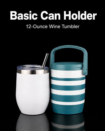 Basic Can Holder – 3D Printed 12-Ounce Wine Tumbler