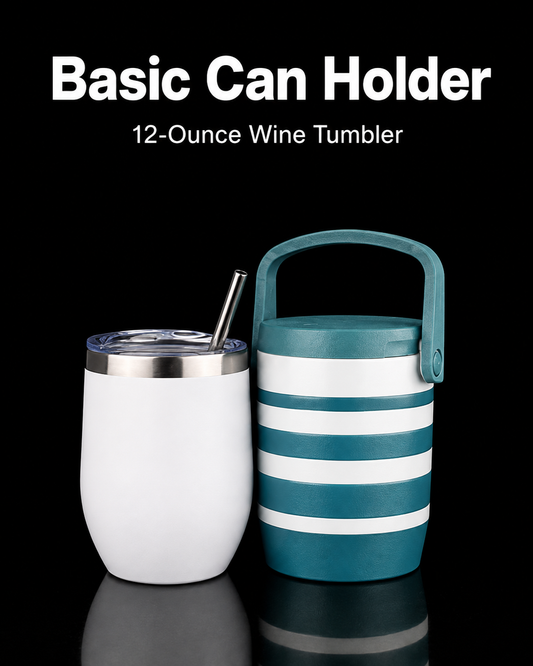 Basic Can Holder – 3D Printed 12-Ounce Wine Tumbler