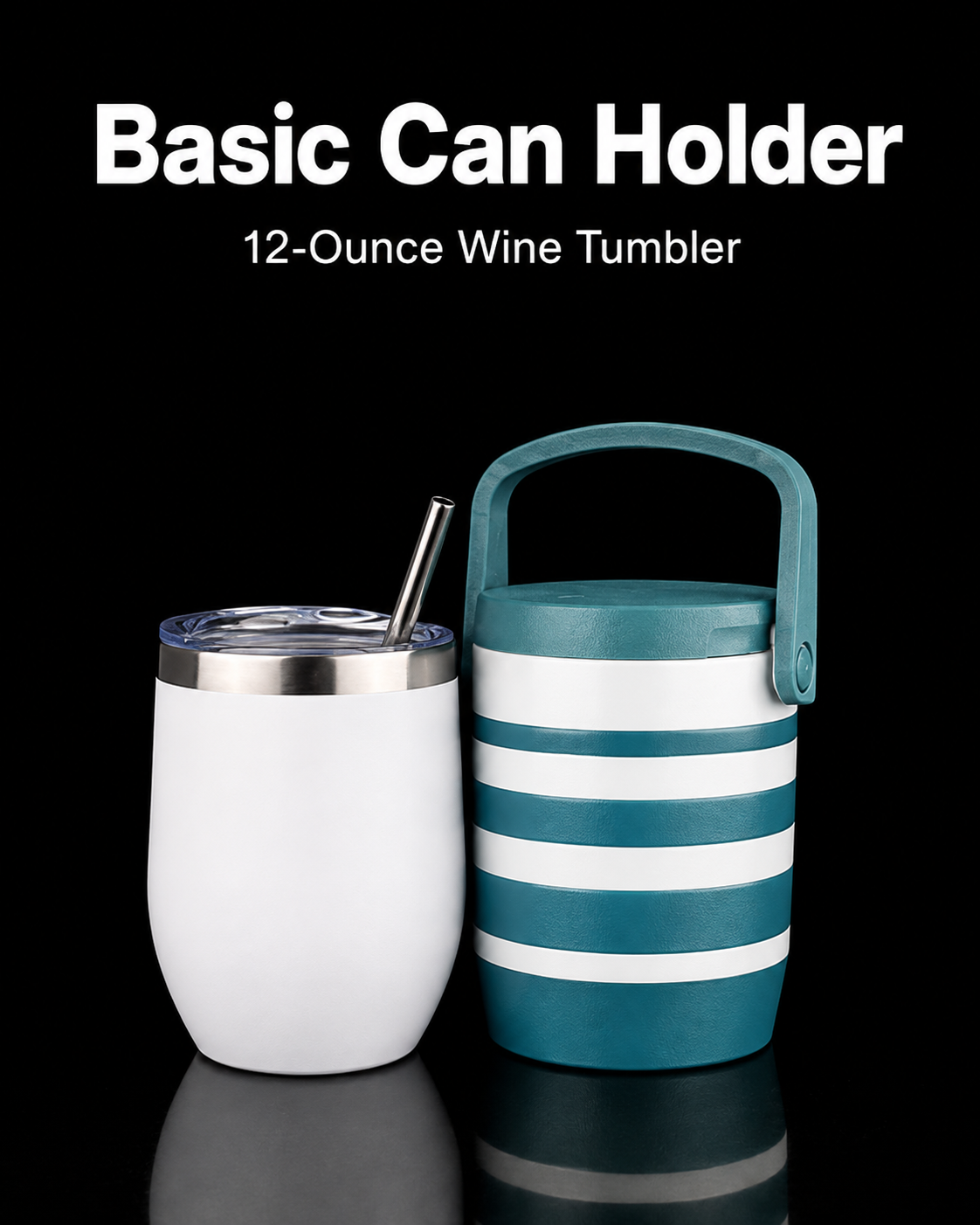 Basic Can Holder – 3D Printed 12-Ounce Wine Tumbler