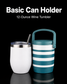 Basic Can Holder – 3D Printed 12-Ounce Wine Tumbler